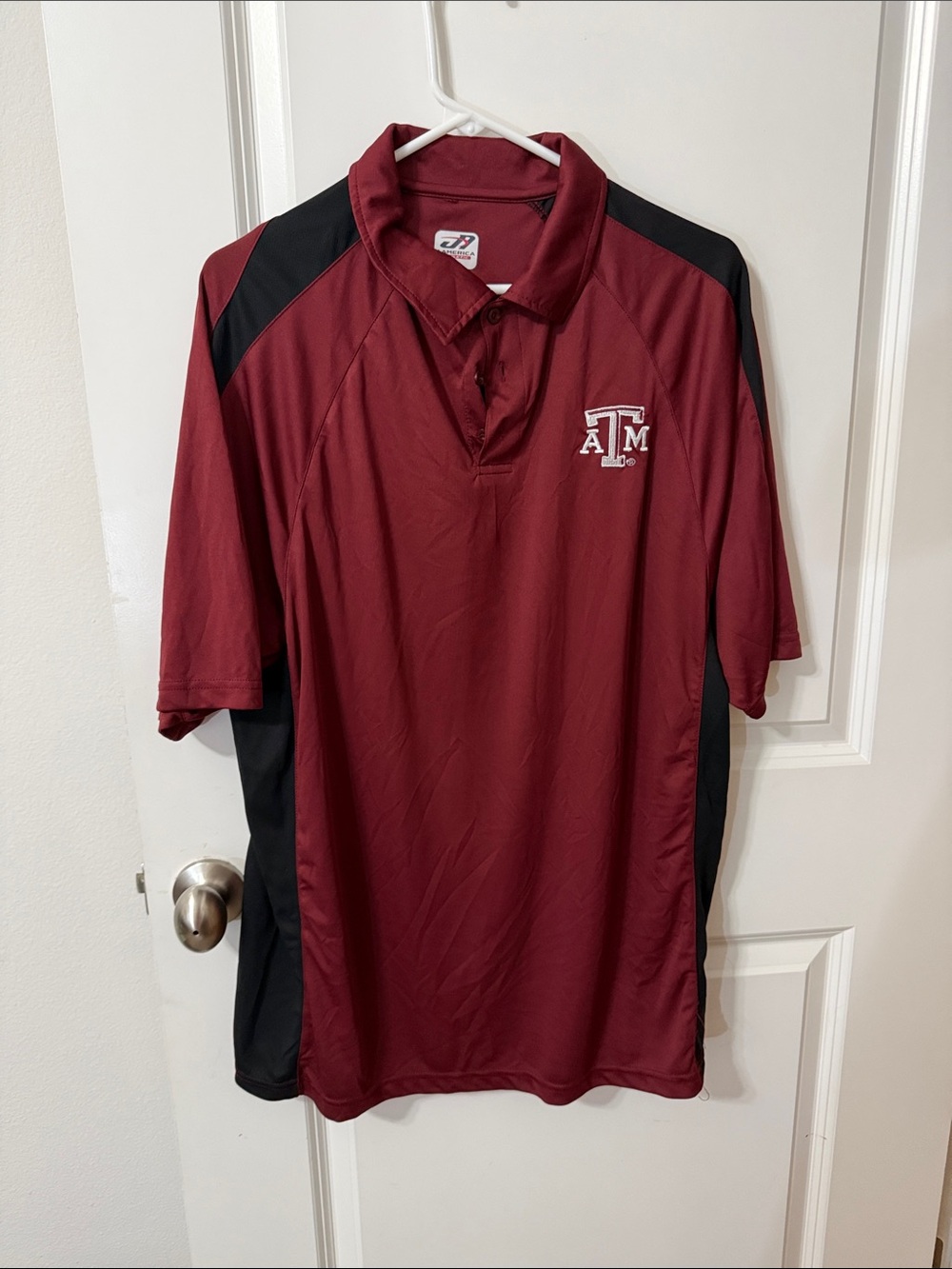 J. America Maroon and Black Texas A&M Polo